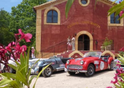 French Riviera Wine Tours - Vintage cars rallye at Château Saint-Martin2