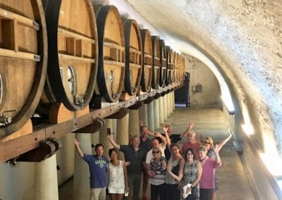 French Riviera Wine Tours -Small group of friends enjoying a wine tour