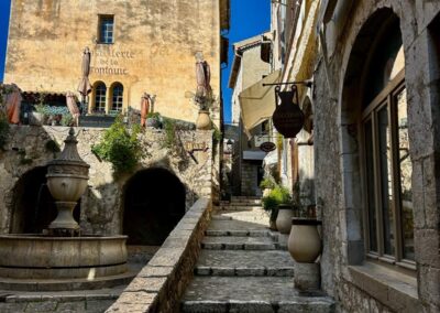 Wine & Scenic Tour from Nice - Narrow street in a village in the countryside behind Nice