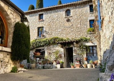 Wine & Scenic Tour from Nice - Village square in the French Riviera